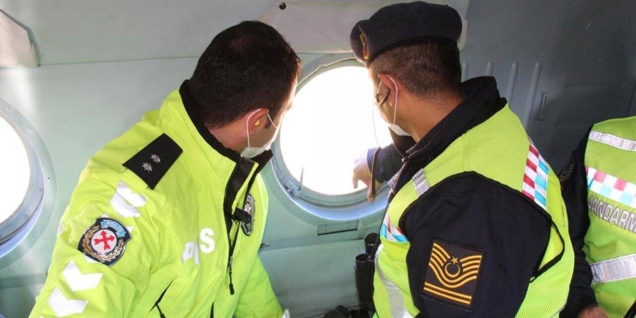 Mardin’de havadan trafik denetimi gerçekleştirildi