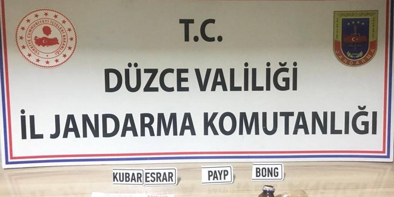 Narkotik köpeği ile yapılan aramada uyuşturucu madde bulundu