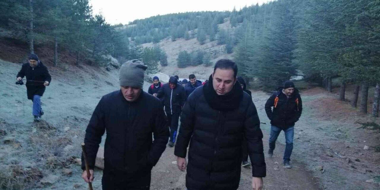 Kaymakam Bolat ve kurum amirleri doğa yürüyüşü yaptı