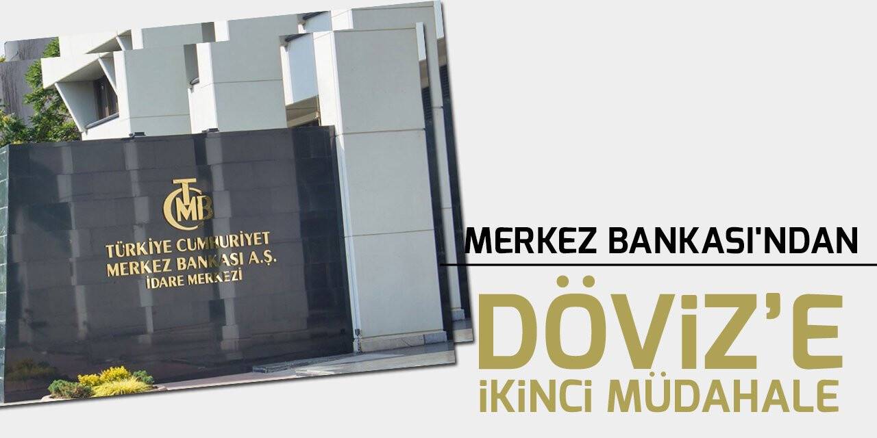 Merkez Bankası'ndan dövize müdahale