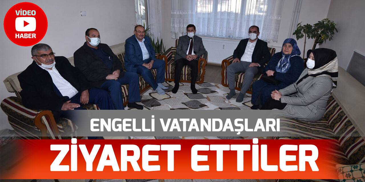 AK Parti Karatay'dan engelli vatandaşlara ziyaret