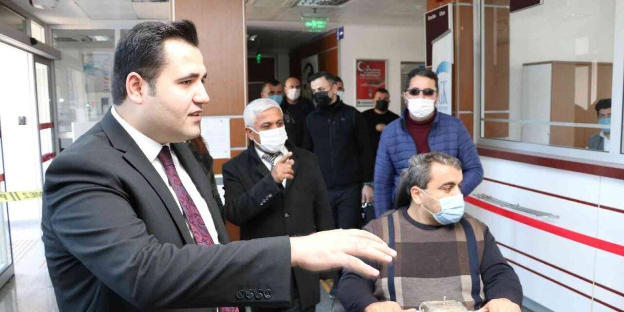 Engelliler, Kaymakamla birlikte kurum denetimi yaptı