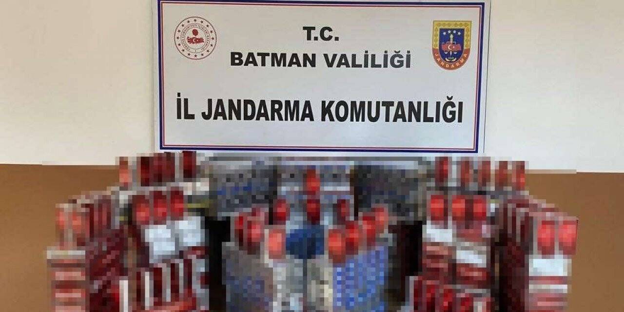 Batman’da bin 600 paket kaçak sigara ele geçirildi