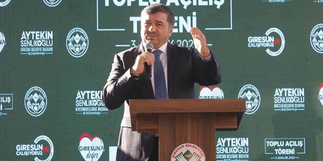 Giresun Belediyesi’nden toplu açılış