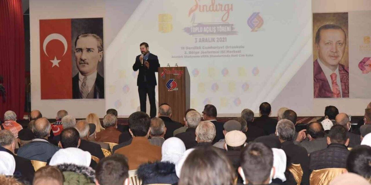 Sındırgı’da toplu açılışa katılan Binali Yıldırım’dan yol müjdesi