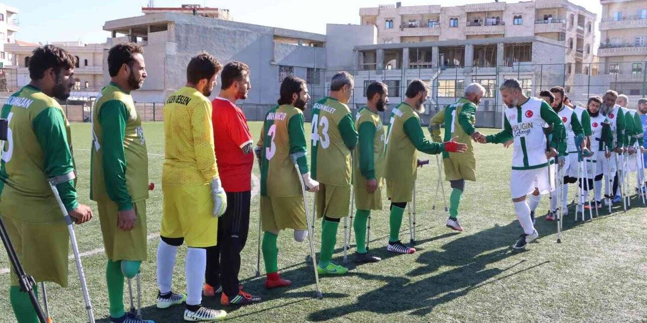 Afrin’de ampute futbol maçı düzenlendi