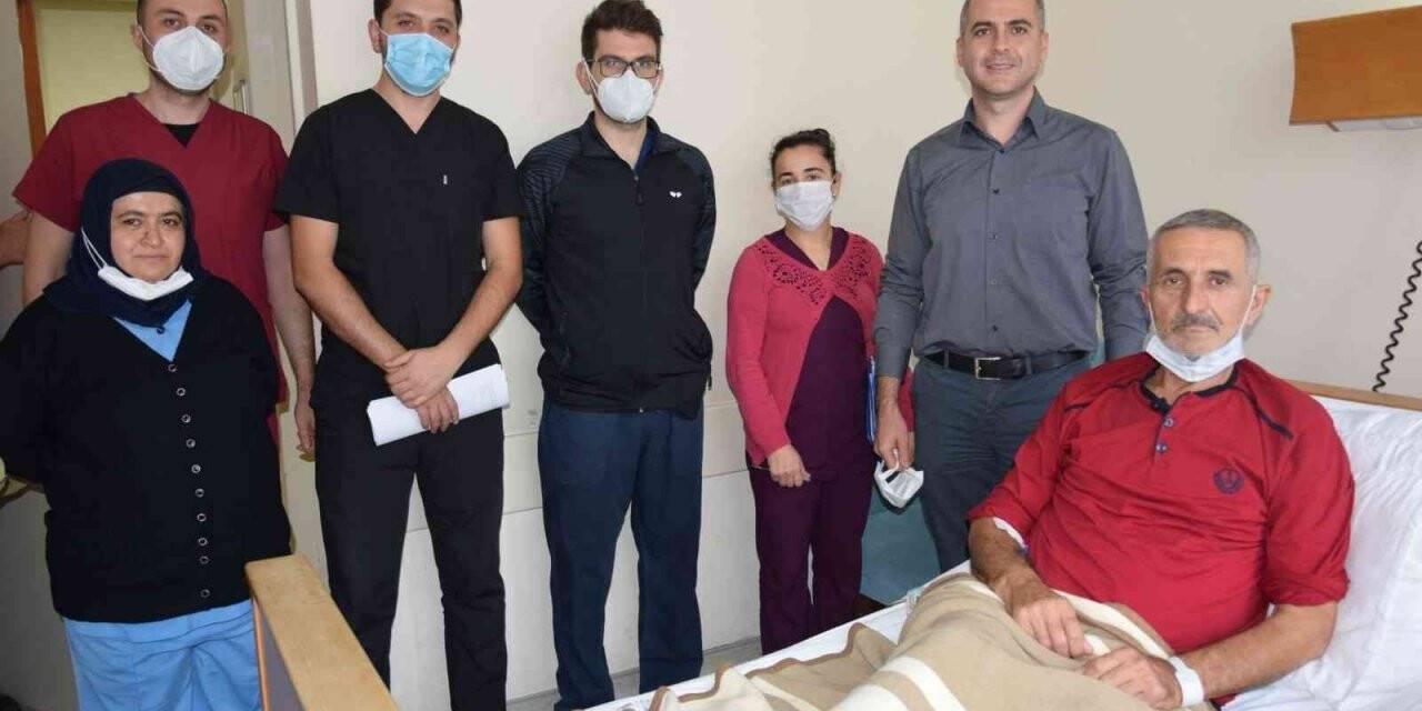 68 yaşındaki hasta Düzce Üniversitesi hastanesinde şifa buldu