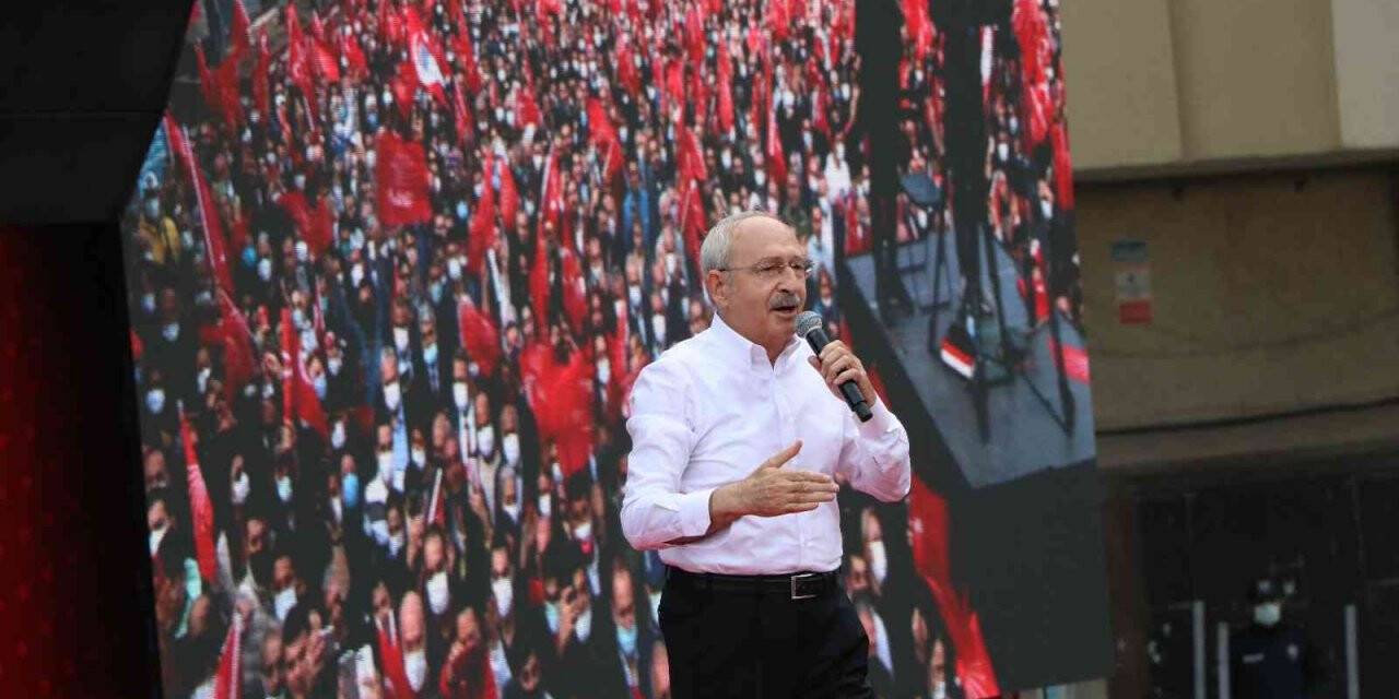 CHP Lideri Kılıçdaroğlu’nun Mersin mitingi
