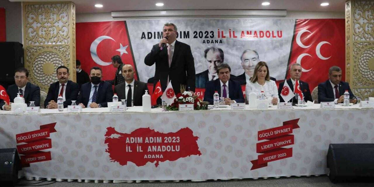 MHP’nin ‘Adım Adım 2023, İl İl Anadolu’ heyeti Adana’da
