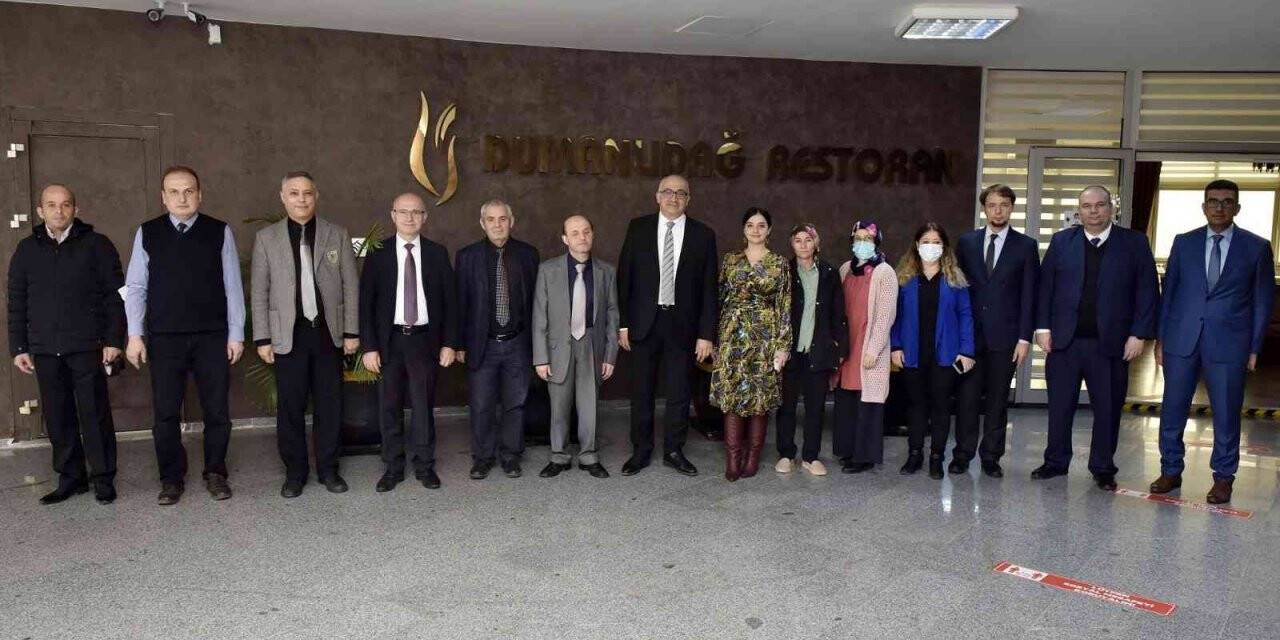 Rektör Ataç engelli çalışanlarıyla bir araya geldi