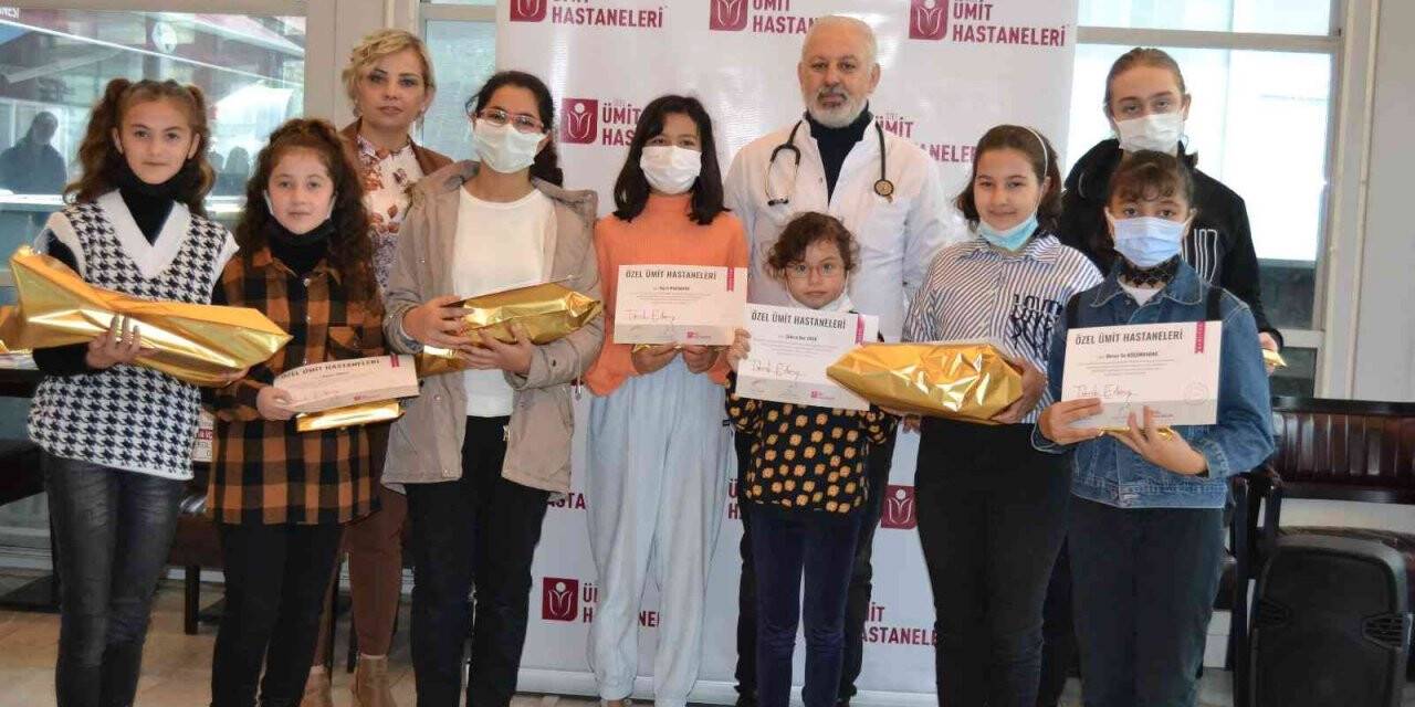 Özel Ümit’in geleneksel resim yarışmasında dereceye girenler ödüllendirildi