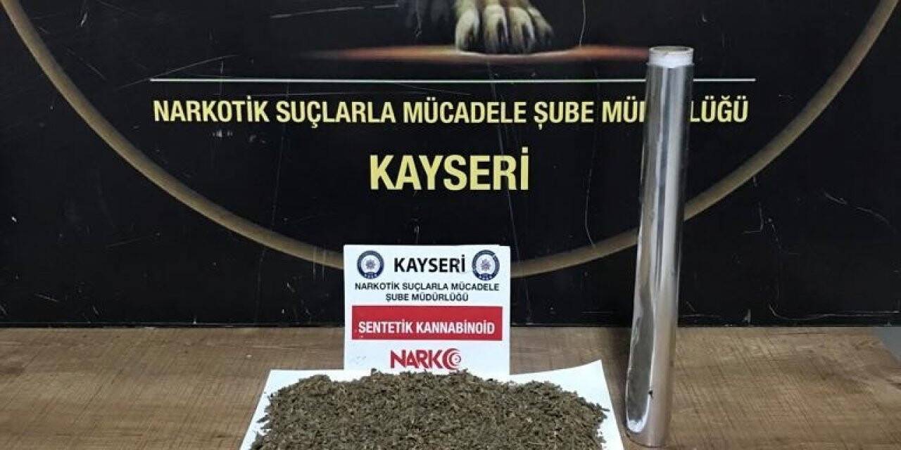 Kayseri’de uyuşturucu taciri 3 şahıs yakalandı