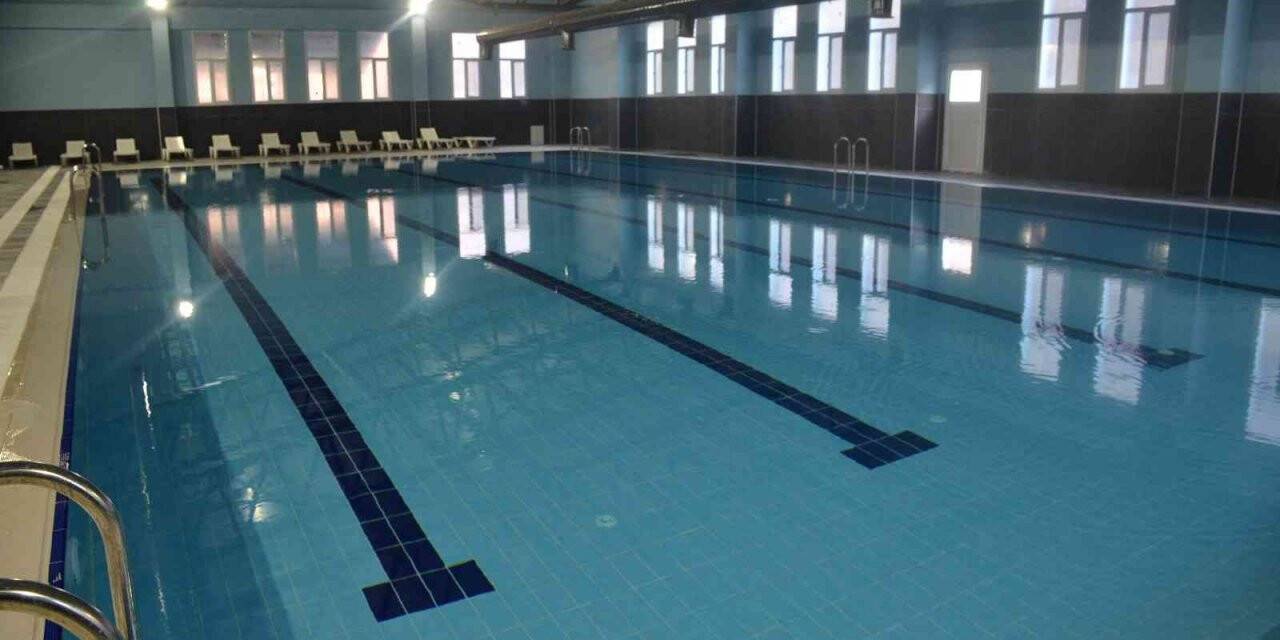 Kato Dağı eteklerinde 4 milyonluk kapalı yüzme havuz faaliyete geçti