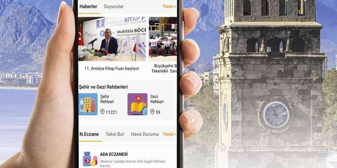 Vatandaşın hayatını kolaylaştıran uygulama; ‘Antalya Mobil’