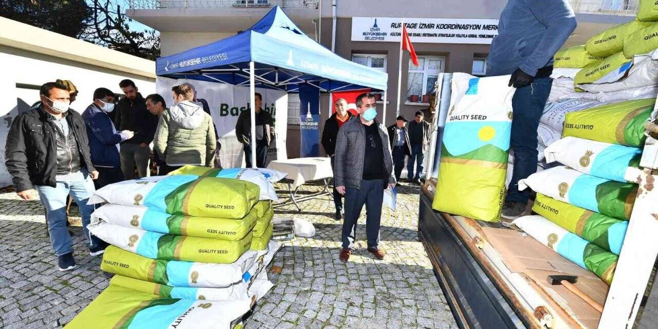 Büyükşehir, üreticiye iklim dostu yem bitkisi desteğini sürdürüyor