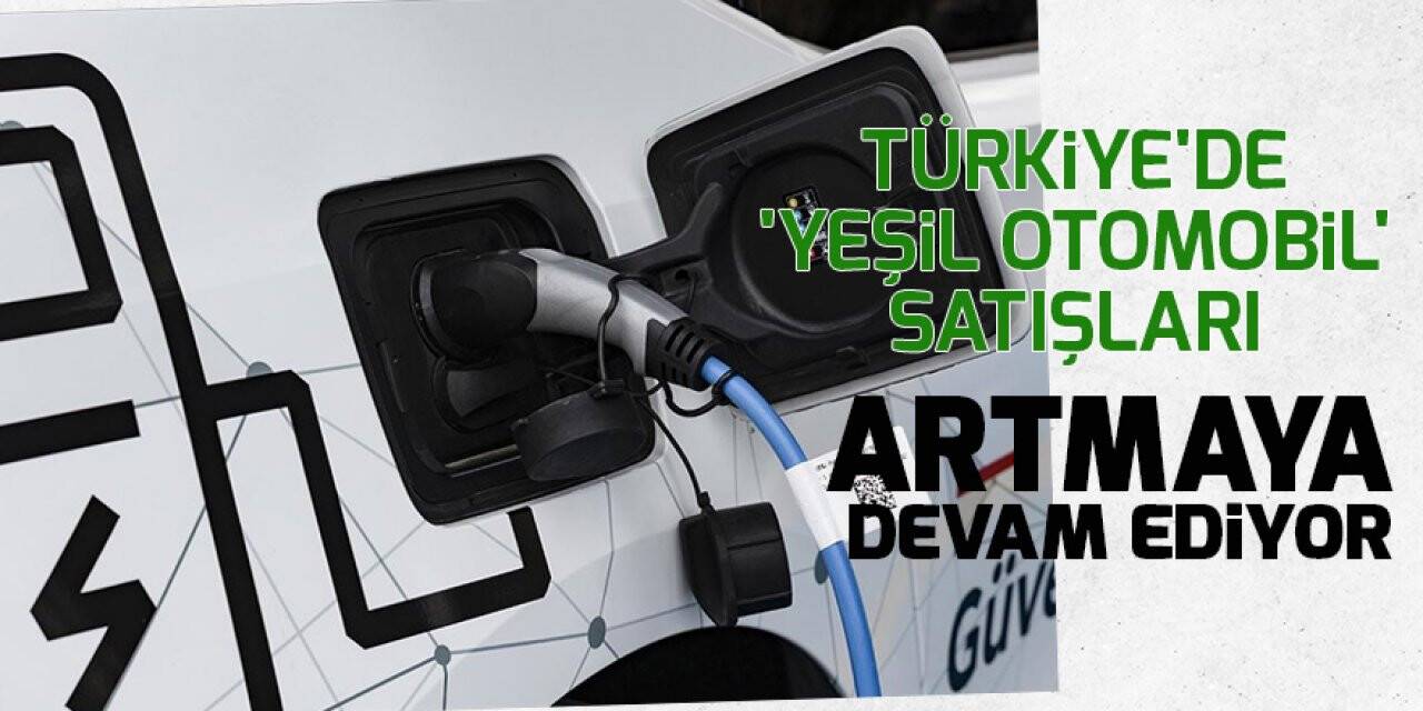 Türkiye'de 'yeşil otomobil' satışları artmaya devam ediyor