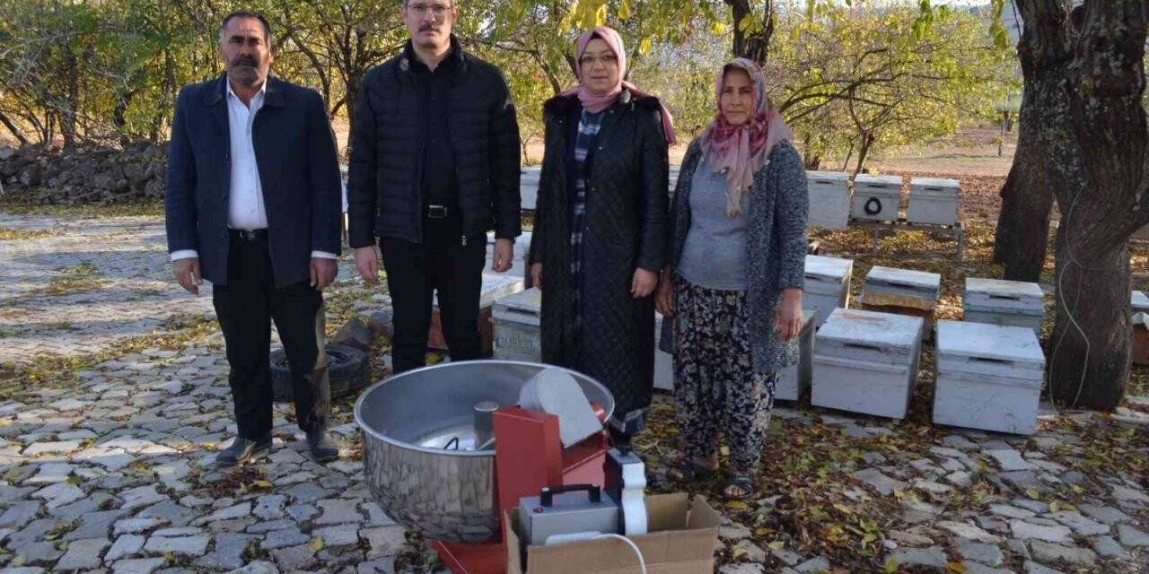 Bal üreticilerine makine desteği