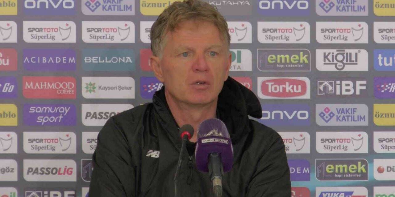 Alfons Groenendijk: “Oyuncularımız sanki maça yarım saat sonra çıkmış gibiydi”