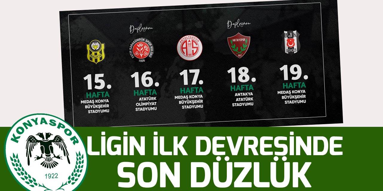 İlk devrede son düzlük
