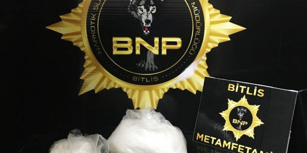 Bitlis’te 813 gram metamfetamin ele geçirildi