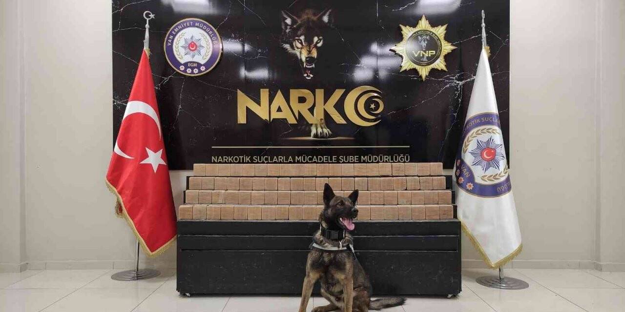 Van’da 57 kilo uyuşturucu ele geçirildi