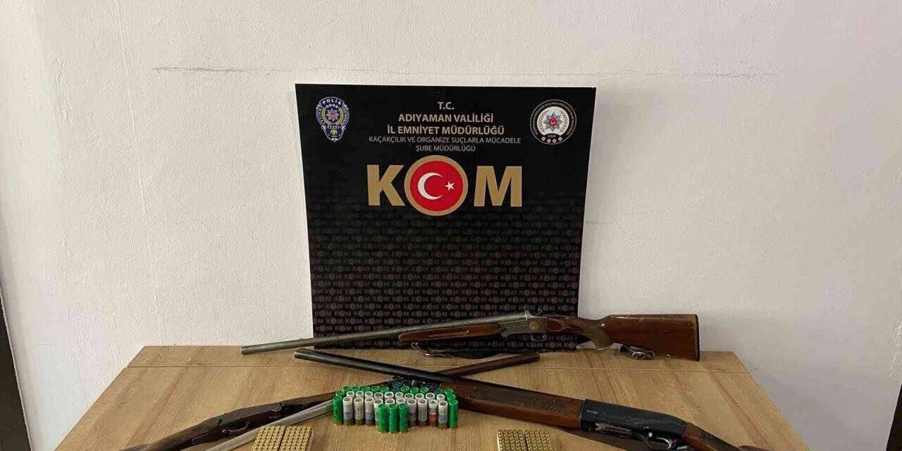 Adıyaman’da silah operasyonu