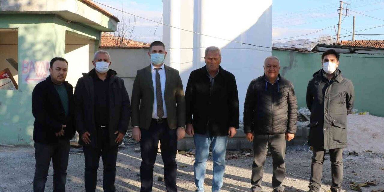 Gelenbe’de caminin minaresi yenilendi