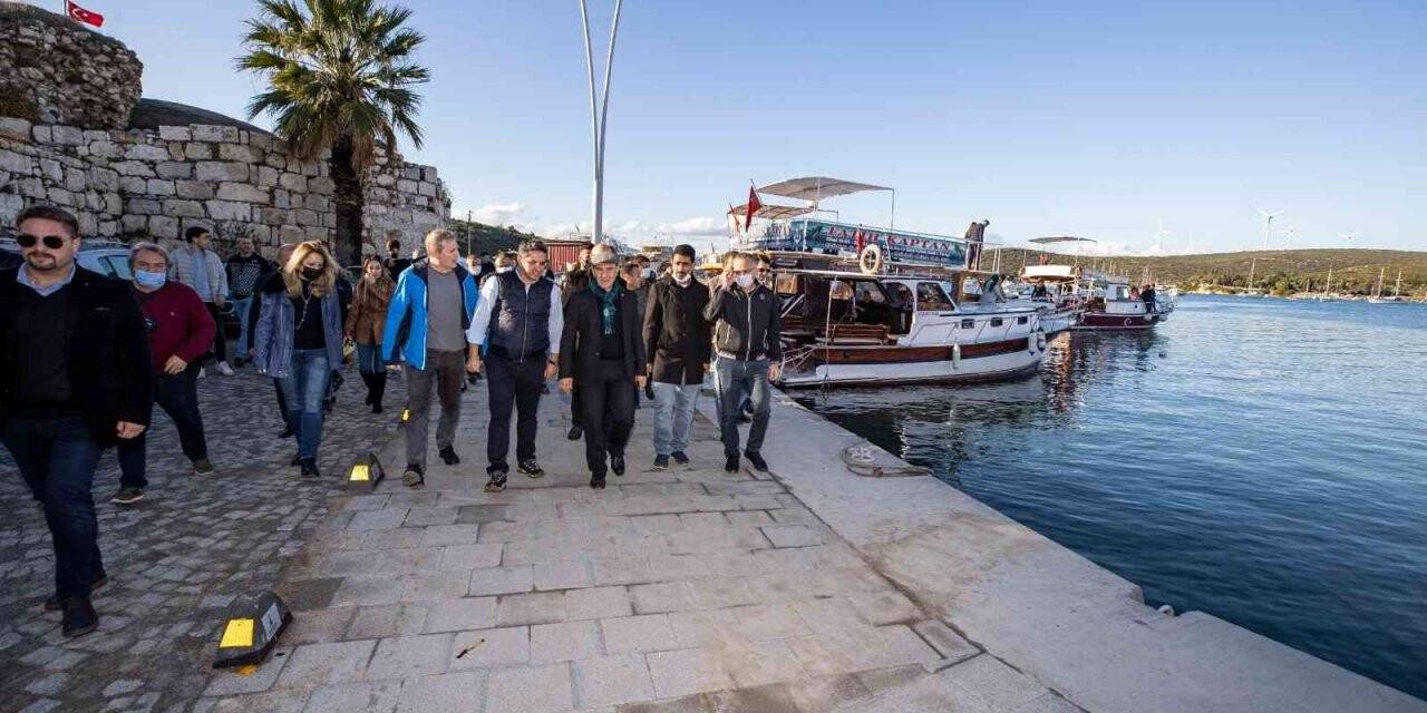 Sığacık sahili yepyeni bir görünüme kavuştu