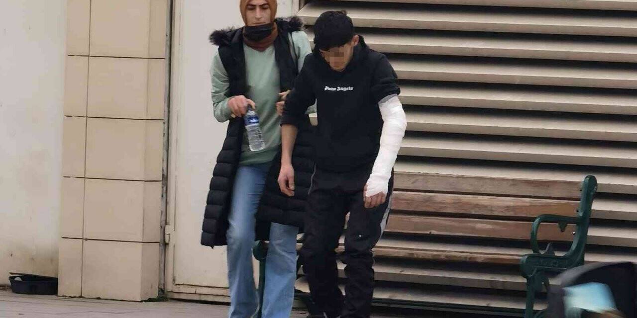 Pitbull kolunu kopartıyordu