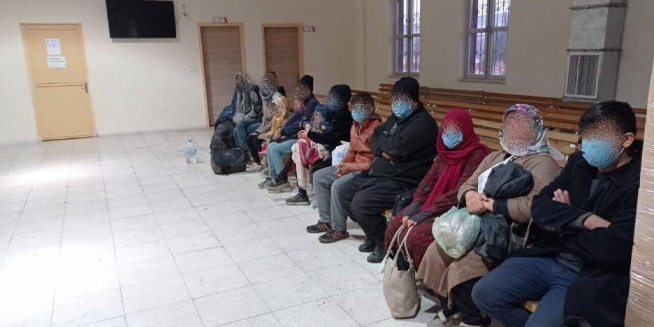 54 düzensiz göçmen yakalandı