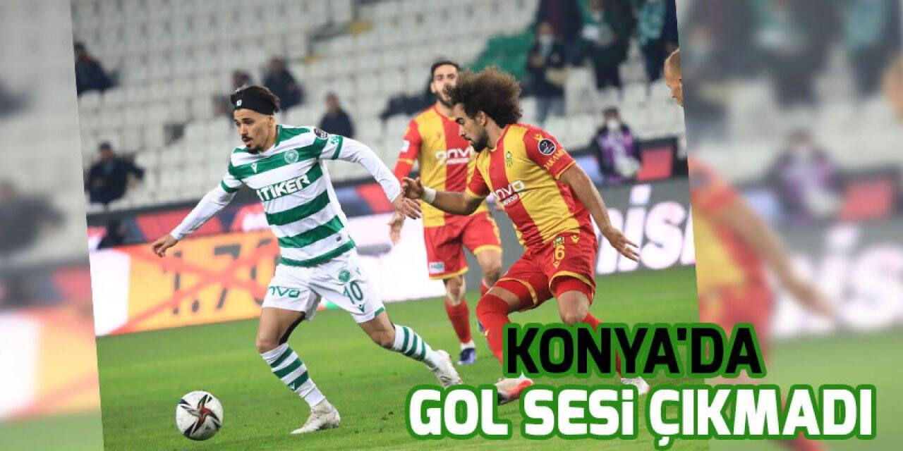 Konya'da golsüz beraberlik