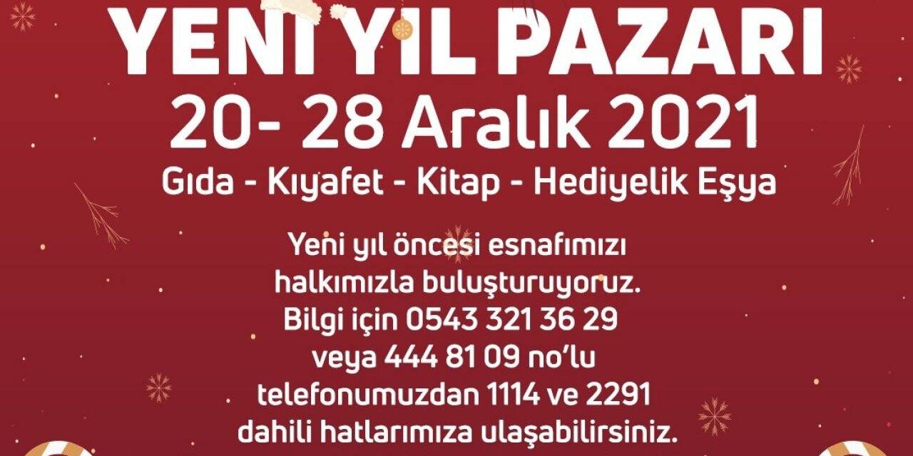 Didim Belediyesi, esnaf ve vatandaşları yeni yıl pazarında buluşturacak