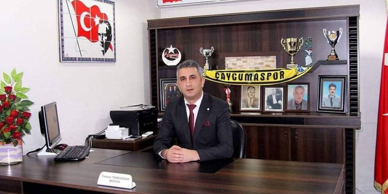 Çaycuma Spor kulüp başkanı Temelkuran istifa etti