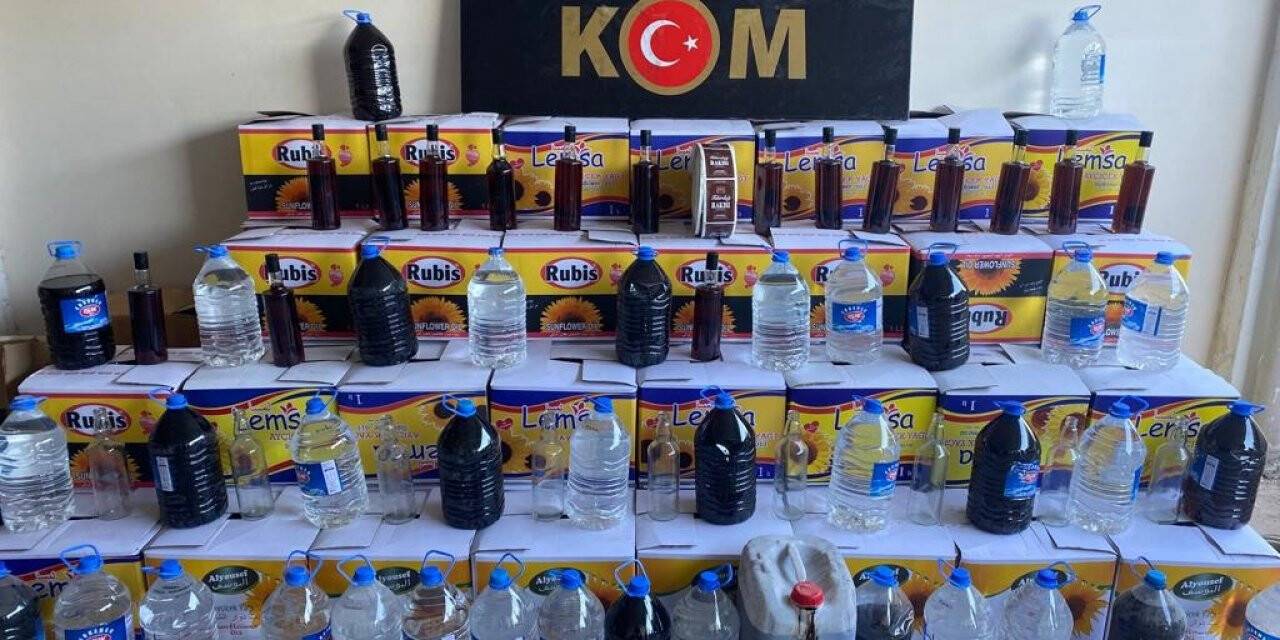 Gaziantep’te kaçak alkol üreticilerine operasyon: 1 gözaltı