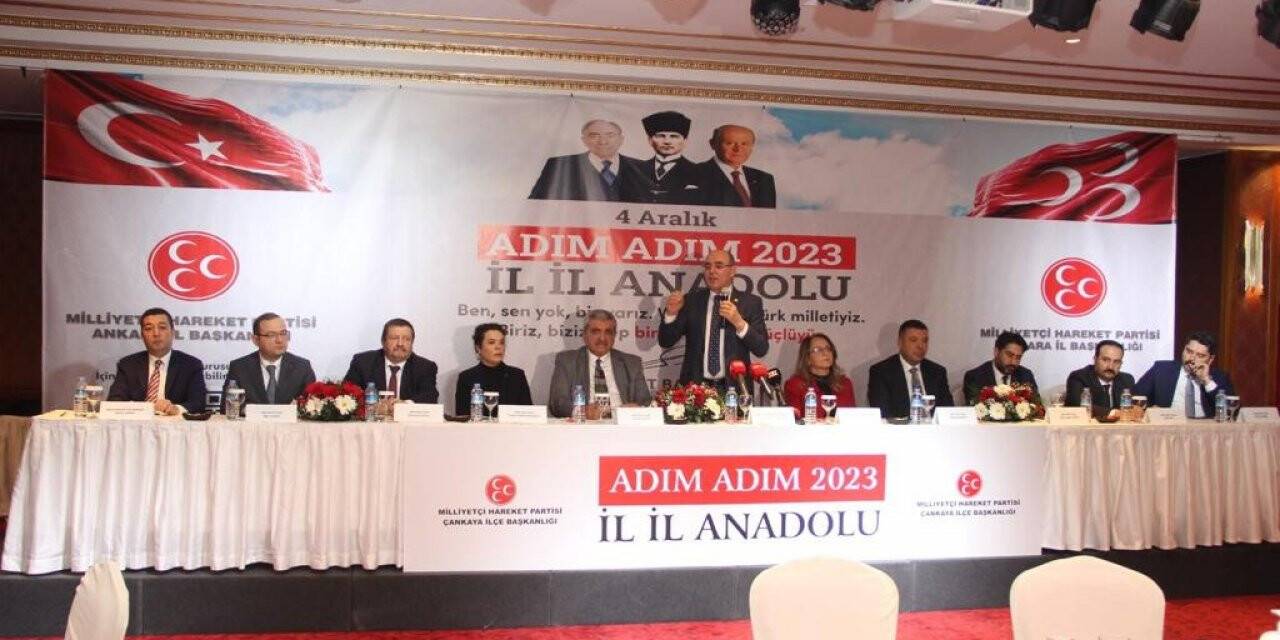 MHP "Adım Adım 2023, İl İl Anadolu” programı Çankaya’da düzenlendi