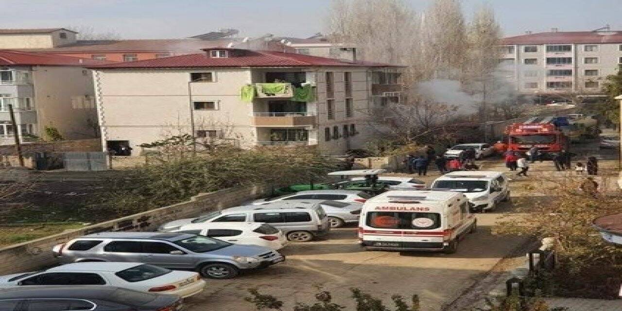 Iğdır’da bir binanın bodrum katında çıkan yangın korkuttu