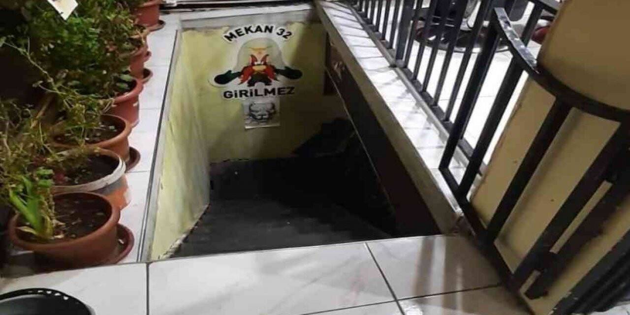 Isparta’da bir berber dükkanında uyuşturucu içmek için özel oda yapmışlar