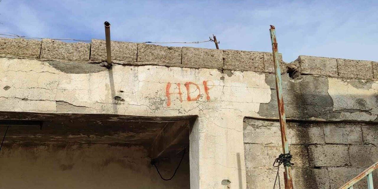Bakan Soylu’nun duyurduğu teröristin kaldığı ev görüntülendi