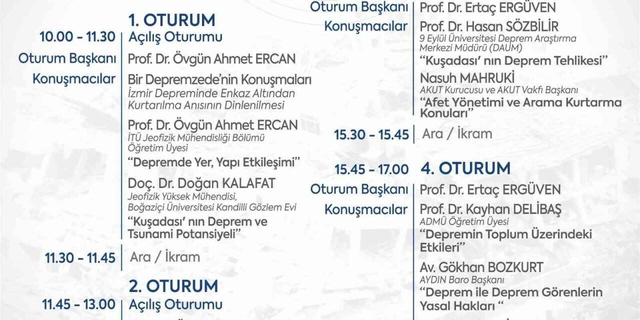 Kuşadası deprem ile kentsel dönüşüm kurultayına ev sahipliği yapacak