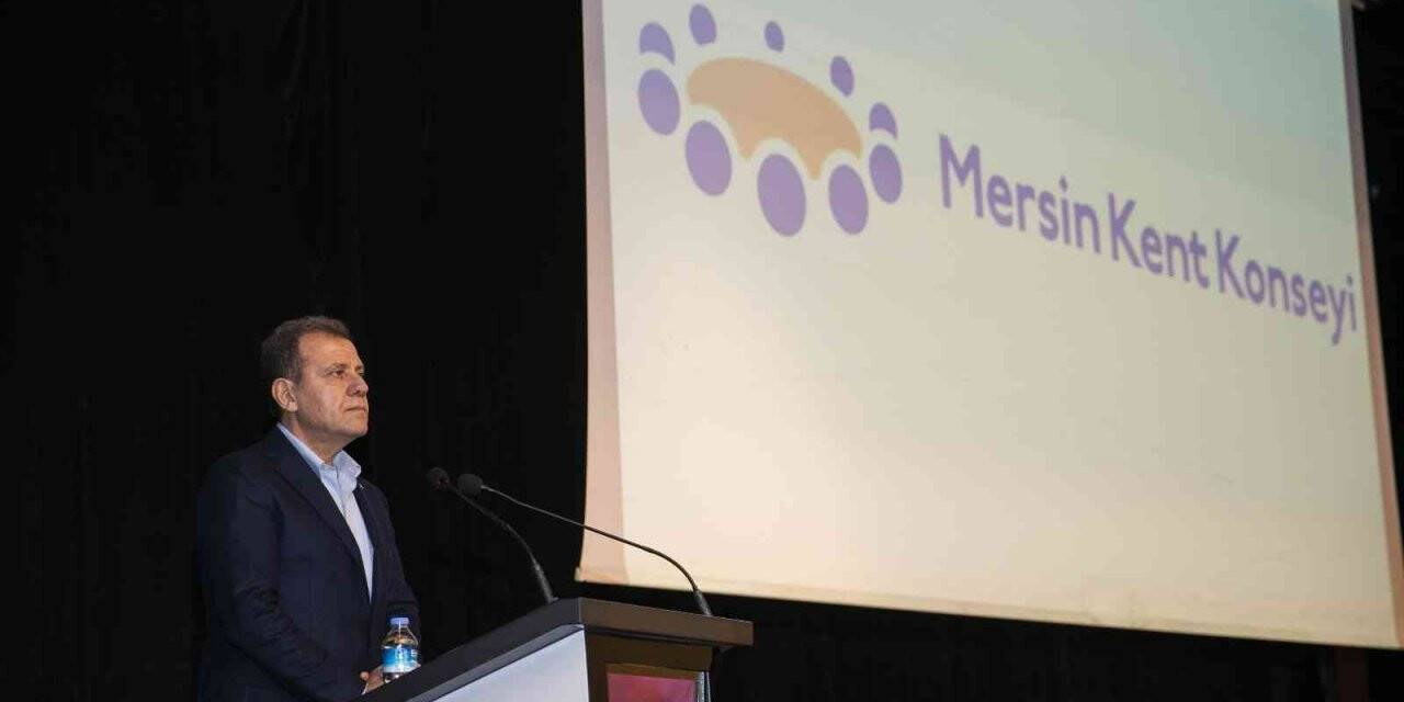 Başkan Seçer, Mersin Kent Konseyi Olağan Genel Kuruluna katıldı