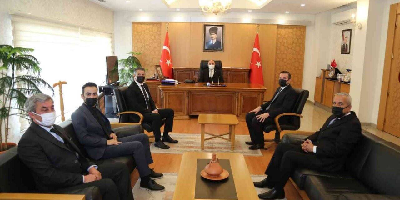 Vali Günaydın, ASKF Başkanı Mutlu Önal’ı Kabul Etti