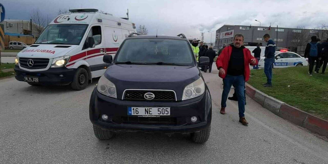 Cip ile çarpışan motosikletin sürücüsü ağır yaralandı,  o anlar kamerada