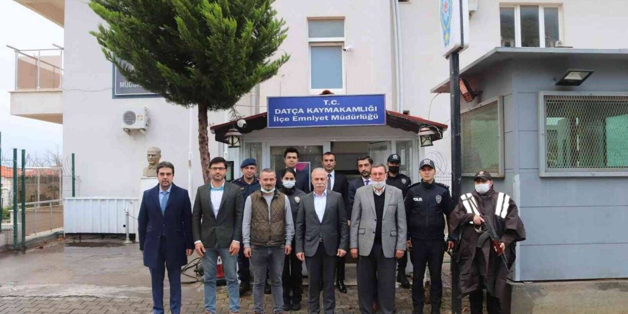 Muğla Emniyet Müdürü Dilberoğlu, Datçalı muhtarlar ile görüştü