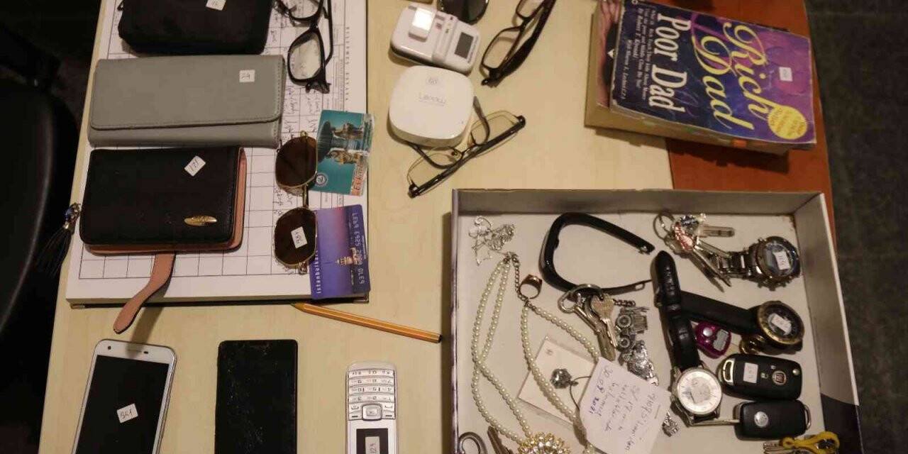 Eskişehir YHT Garı unutulan eşyalara 1 yıl ev sahipliği yapıyor