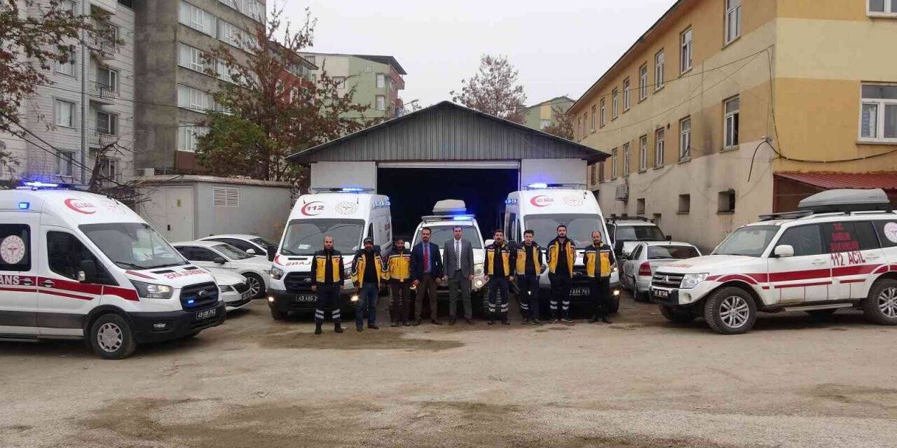 Muş 112 Acil Servis ekipleri kışa hazır