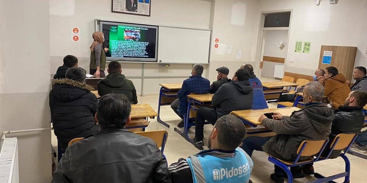 Avcılar eğitimden geçti