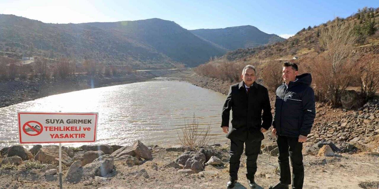 Zincidere Göleti’nde çalışmalar devam ediyor