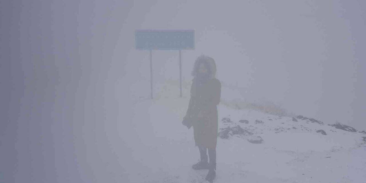 Erzincan’ın yüksek kesimlerinde kar ve tipi