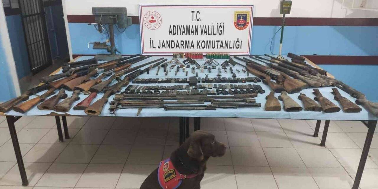 Adıyaman’da, izinsiz silah imalathanesine operasyon