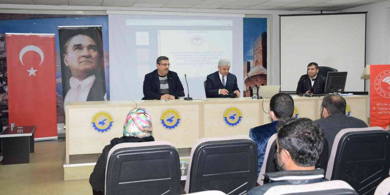 Tatvan’da “Kırsal Kalkınma Destekleri” toplantısı düzenlendi